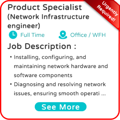 Urgent-Product-Specialist-(Network-Infrastructure-engineer)-Cover