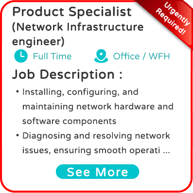Urgent-Product-Specialist-(Network-Infrastructure-engineer)-Cover